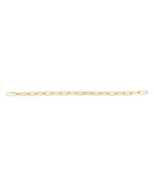 【送料無料】 ロバートコイン レディース ブレスレット・バングル・アンクレット アクセサリー 18K Yellow Gold Designer Gold Polished Paperclip Link Chain Bracelet Gold