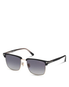 yz gEtH[h fB[X TOXEACEFA ANZT[ Hudson Square Sunglasses, 55mm Black/Gray Polarized Gradient