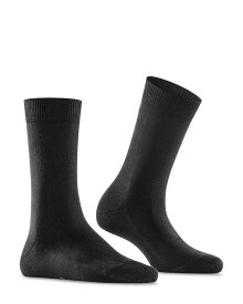 【送料無料】 ファルケ レディース 靴下 アンダーウェア Family Sustainable Cotton Blend Socks Black