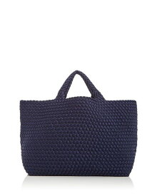 【送料無料】 ナゲディ レディース トートバッグ バッグ St. Barths Large Woven Tote Ink Blue