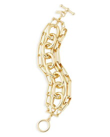 【送料無料】 ケネスジェイレーン レディース ブレスレット・バングル・アンクレット アクセサリー Multi Strand Chunky Link Bracelet Gold