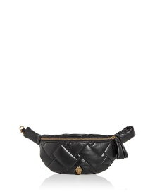 【送料無料】 カートジェイガーロンドン レディース ボディバッグ・ウエストポーチ バッグ Kensington Soft Quilted Leather Belt Bag Black