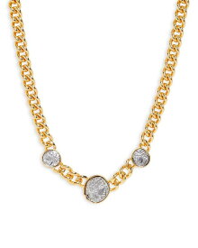 【送料無料】 ケネスジェイレーン レディース ネックレス・チョーカー・ペンダントトップ アクセサリー Coin Chain Necklace, 16-18" Gold