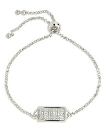 【送料無料】 スターリングフォーエバー レディース ブレスレット・バングル・アンクレット アクセサリー Jayne Cubic Zirconia Pave Cluster Bolo Bracelet Silver