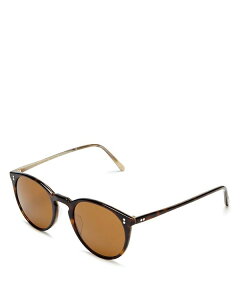 Io[s[vY fB[X ANZT[ TOXEACEFA Oliver Peoples Unisex O'Malley Round Sunglasses 48mm Tortoise/Brown Solid uE