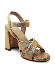 【送料無料】 ケネスコール レディース サンダル シューズ Women's Lessia Ankle Strap High Heel Sandals Light Gold