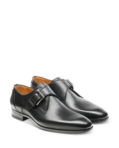 }Oi[j Y V[Y hXV[Y NXgbv N s[X Magnanni Men's Manning Monk Strap Dress Shoes Black ubN