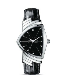 【送料無料】 ハミルトン レディース 腕時計 アクセサリー Hamilton Ventura Quartz Watch, 32.3mm Black/Silver