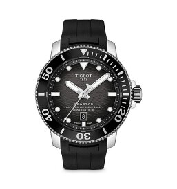 【送料無料】 ティソット レディース 腕時計 アクセサリー Seastar 2000 Professional Watch, 46mm Black/Black