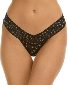 【送料無料】 ハンキーパンキー レディース パンツ アンダーウェア Leopard Cross Dye Low Rise Thong Black/Praline