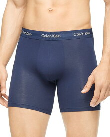 【送料無料】 カルバンクライン メンズ ボクサーパンツ アンダーウェア Ultra Soft Modal Boxer Briefs Blue Shadow