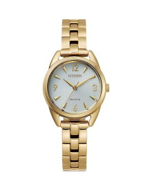 【送料無料】 シチズン レディース 腕時計 アクセサリー Classic Dress Watch, 27mm White/Gold
