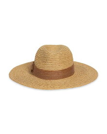 【送料無料】 ハットアタック レディース 帽子 アクセサリー Day To Day Continental Straw Hat Brown