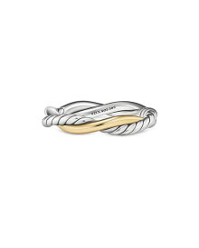 【送料無料】 デイビット・ユーマン レディース リング アクセサリー Petite Infinity Band Ring in Sterling Silver with 14K Yellow Gold Silver/Gold