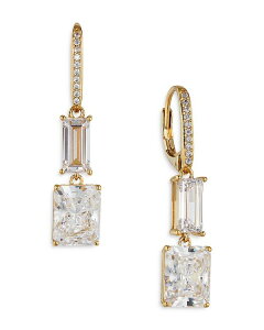 yz ifB[ fB[X sAXECO ANZT[ Invitation Only Cubic Zirconia Double Drop Earrings Gold/Silver
