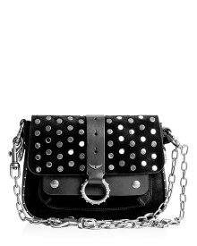 【送料無料】 ザディグ エ ヴォルテール レディース ショルダーバッグ バッグ Kate Studded Shoulder Bag Noir