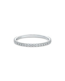 【送料無料】 フォーエバーマーク レディース リング アクセサリー Pave Diamond Band in Platinum, 0.70 ct. t.w. White