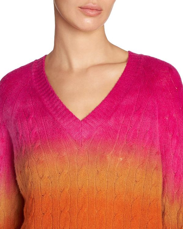 エトロ レディース ニット・セーター アウター Ombre Color Block Cable Knit Wool Sweater Multi  トップス