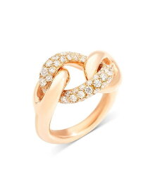 【送料無料】 ポメラート レディース リング アクセサリー 18K Rose Gold Iconica Tango Diamond Knot Ring Rose Gold