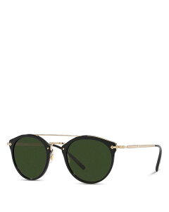 Io[s[vY fB[X ANZT[ TOXEACEFA Oliver Peoples Remick Phantos Sunglasses 50mm Black/Green Solid ubN
