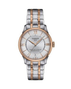 eB\bg fB[X ANZT[ rv Tissot Chemin des Tourelles Powermatic 80 Watch 34mm Silver/Rose Gold S[h