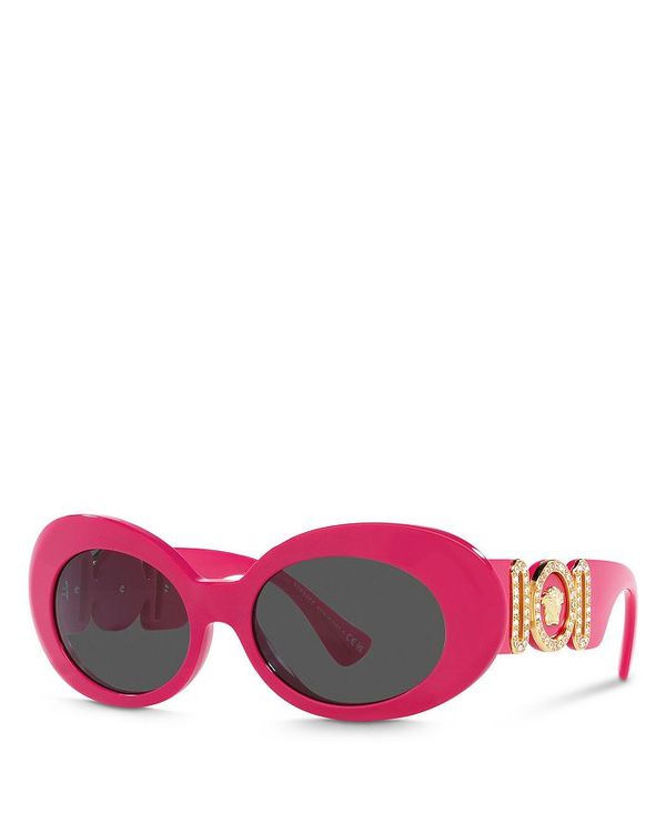 SALE／90%OFF】 ヴェルサーチ レディース サングラス アイウェア アクセサリー Round Sunglasses, 54mm Violet  Gray Solid