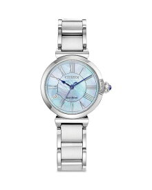 【送料無料】 シチズン レディース 腕時計 アクセサリー Dress Classic Watch, 29.5mm White/Silver