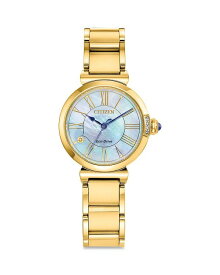 【送料無料】 シチズン レディース 腕時計 アクセサリー Dress Classic Watch, 29.5mm White/Gold