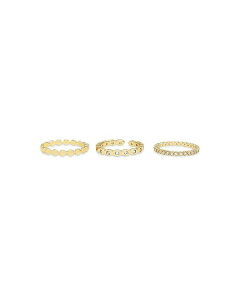GeBJ fB[X ANZT[ O Ettika Small Bits of Bling Ring Set Gold S[h