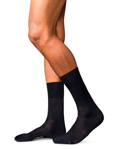 �t�@���P �����Y �A���_�[�E�F�A �C�� �i�C���� �E�[�� �V���N Falke No. 6 Merino Wool Silk & Nylon Dress Socks Dark Navy �l�C�r�[