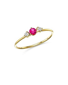 【送料無料】 ゾイチッコ レディース リング アクセサリー 14K Yellow Gold Pink Sapphire & Diamond Ring Pink/Gold