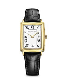 【送料無料】 レイモンド ウィル レディース 腕時計 アクセサリー Toccata Rectangular Watch, 23mm White/Black