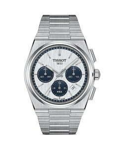 eB\bg fB[X ANZT[ rv Tissot PRX Automatic Chronograph 42mm White/Silver zCg