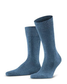 【送料無料】 ファルケ メンズ 靴下 アンダーウェア Family Cotton Blend Socks Light Denim