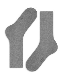 【送料無料】 ファルケ メンズ 靴下 アンダーウェア Family Cotton Blend Socks Light Gray Melange