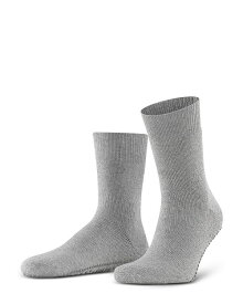 【送料無料】 ファルケ メンズ 靴下 アンダーウェア Homepads Cotton Blend Slipper Socks Light Gray