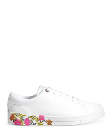 【送料無料】 テッドベーカー レディース パンプス シューズ Women's Telini Pointed Toe Bow Accent Floral Print High Heel Pumps White