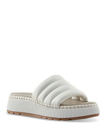 【送料無料】 クーガー レディース スリッポン・ローファー シューズ Women's Slip On Platform Slide Sandals White