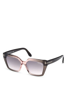 yz gEtH[h fB[X TOXEACEFA ANZT[ Winona Cat Eye Sunglasses, 53mm Gray/Gray Mirrored Gradient