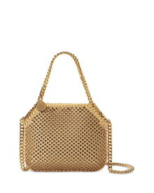 【送料無料】 ステラマッカートニー レディース ショルダーバッグ バッグ Falabella Mini Crystal Mesh Shoulder Bag Fawn/Gold