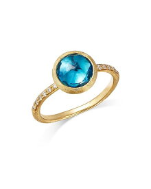 【送料無料】 マルコ ビチェゴ レディース リング アクセサリー 18K Yellow Gold, Diamond & Blue Topaz Ring Blue/Gold