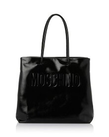 【送料無料】 モスキーノ レディース トートバッグ バッグ Leather Tote Bag Black/Gold