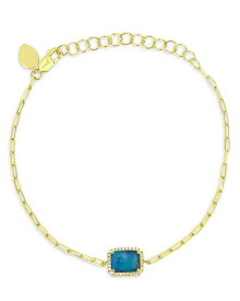【送料無料】 メイラティ レディース ブレスレット・バングル・アンクレット アクセサリー 14K Yellow Gold Opal & Diamond Paperclip Link Bracelet Blue/Gold