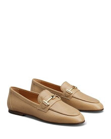 【送料無料】 トッズ レディース パンプス シューズ Women's Slip On T Ring Loafer Flats Beige