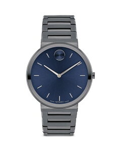 ���o�h ���f�B�[�X �A�N�Z�T���[ �r���v Movado Bold Horizon Watch 40mm Blue/Gray �O���[