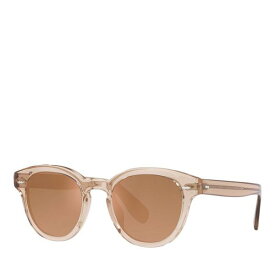 【送料無料】 オリバーピープルズ レディース サングラス・アイウェア アクセサリー Cary Grant Square Sunglasses, 50mm Pink/Brown Mirrored Solid
