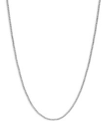 【送料無料】 アディナ レイター レディース ネックレス・チョーカー・ペンダントトップ アクセサリー Sterling Silver Beaded Link Chain Necklace, 15-16" Silver