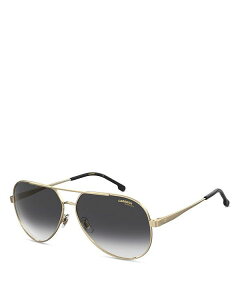�J���[�i ���f�B�[�X �A�N�Z�T���[ �T���O���X�E�A�C�E�F�A Carrera Aviator Sunglasses 63mm Gold/Gray Gradient �O���[