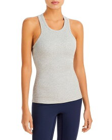 【送料無料】 アローヨガ レディース タンクトップ トップス Ribbed Aspire Full Length Tank Athletic Heather Grey