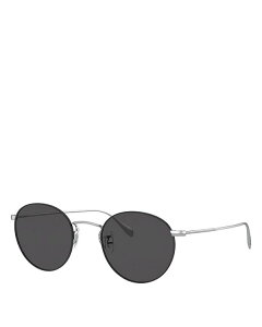 【送料無料】 オリバーピープルズ レディース サングラス・アイウェア アクセサリー OV1186S Coleridge Sunglasses, 50mm Silver/Gray Solid